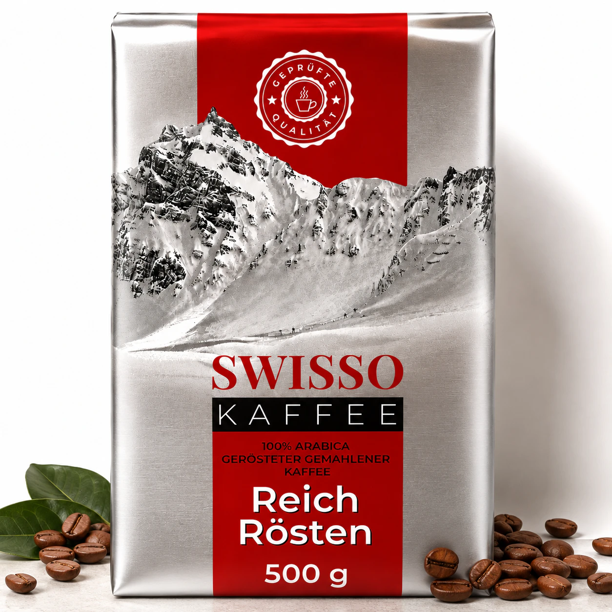 SWISSO Cafe 500g Kawa Mielona 1