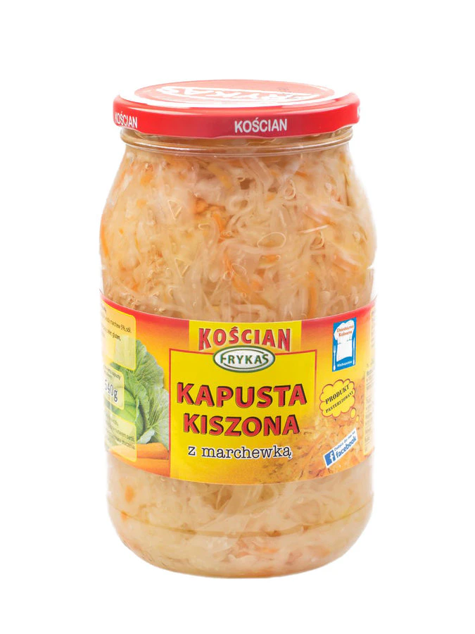 Kapusta Kiszona z marchewką 900g Frykas 3