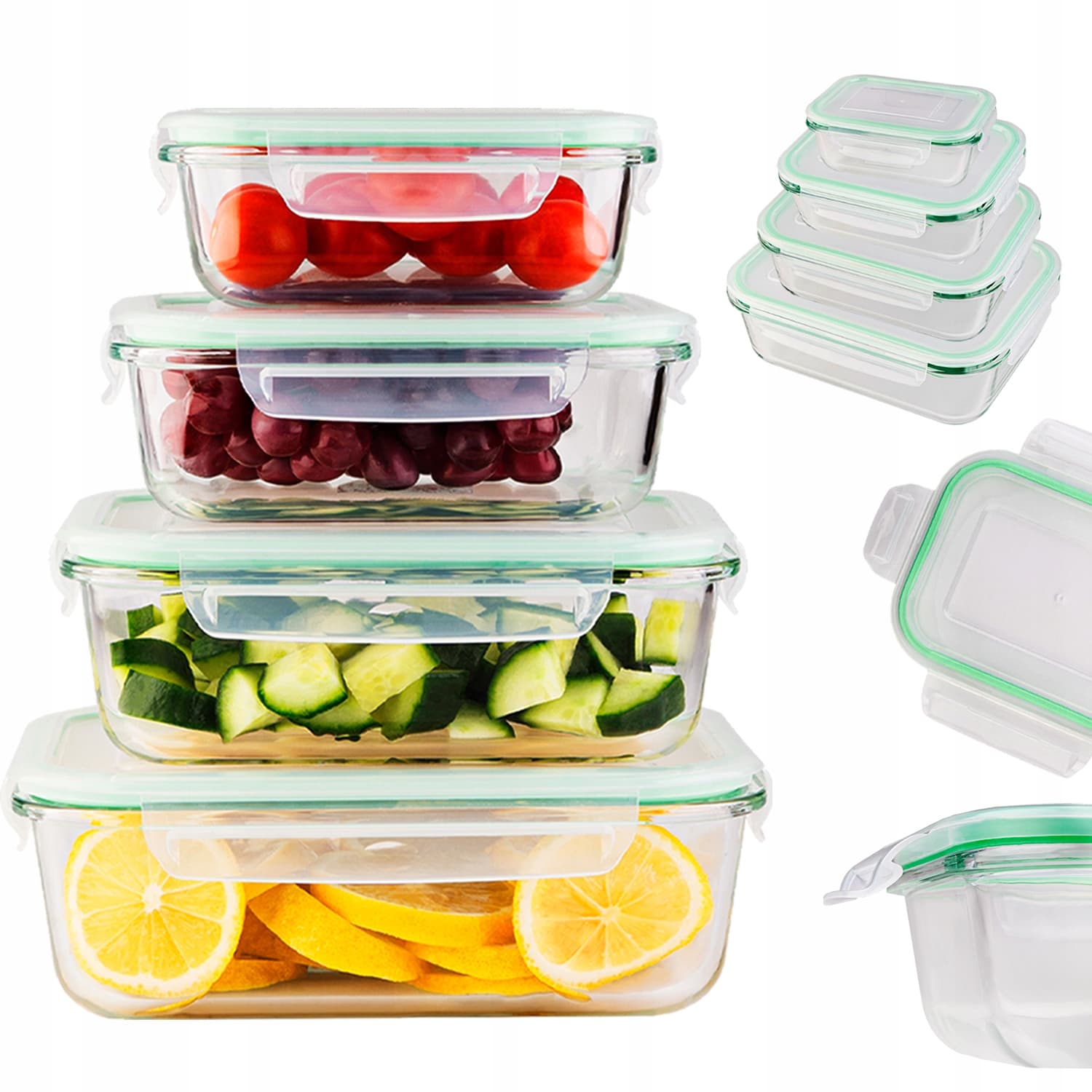 Krystaliczna Świeżość – szklane pojemniki premium