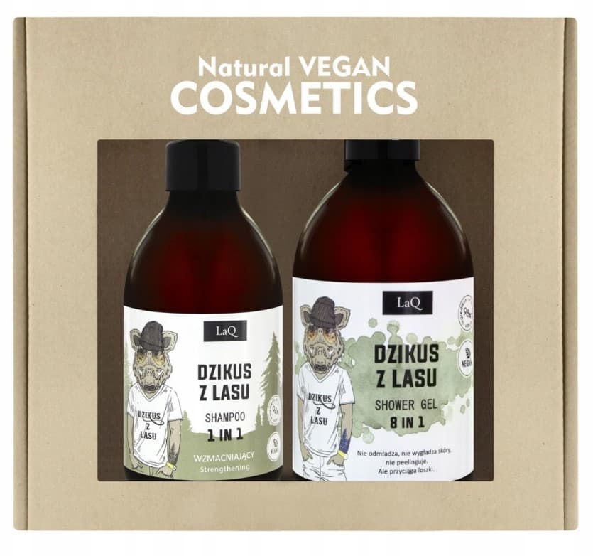 Zestaw dzikus z lasu - żel pod prysznic + szampon